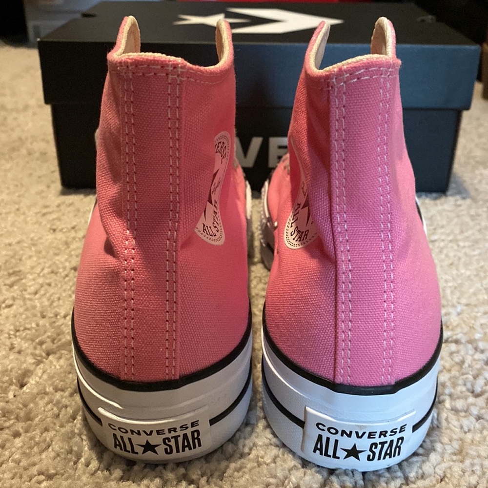 Pink Platform Converse - Picture 3 of 8